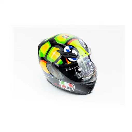 Шолом інтеграл з LED підсвічуванням, висувні окуляри K-3 S, чорний з малюнком, ШОЛОМИ, YQ-360543