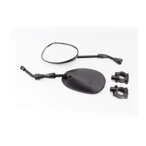 Дзеркала к-кт "КРАПЛЯ" з кріпленням на кермо, М8, чорні, ДЗЕРКАЛА, YQ-337928