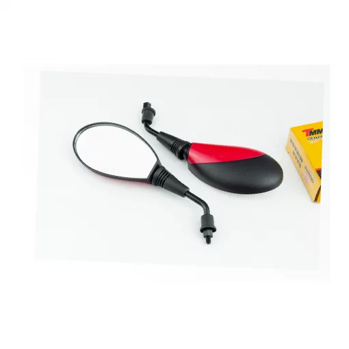 Зеркала к-кт "ОВАЛ" с красной вставкой, М8, ДЗЕРКАЛА, YQ-354937