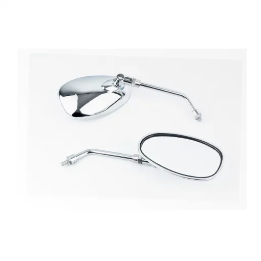 Дзеркала к-кт "ОВАЛ" хром-пластик, М8, ДЗЕРКАЛА, YQ-354908