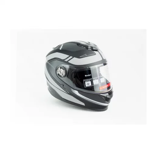 Шлем интеграл М65 L (59-60см), чёрно-серый мат, ШОЛОМИ, YQ-330114