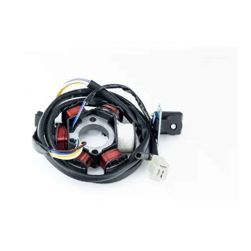 Статор магнето (генератора) Honda LEAD-90 (6 катушек разъем "мама 3+1"), YQ-308408