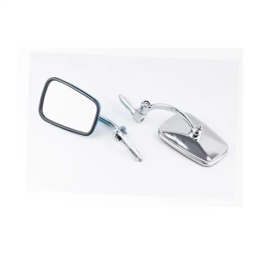 Зеркала на мотоцикл "ретро", крепл. в торец руля, хром (SH-2065-QY), ДЗЕРКАЛА, YQ-354938
