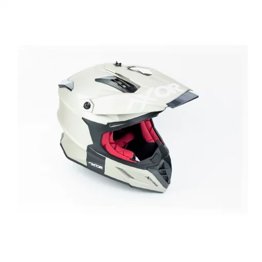 Шлем кроссовый (стандарт DOT/ECE) X-CROSS S (55-56см), никель мат, ШОЛОМИ, YQ-360656