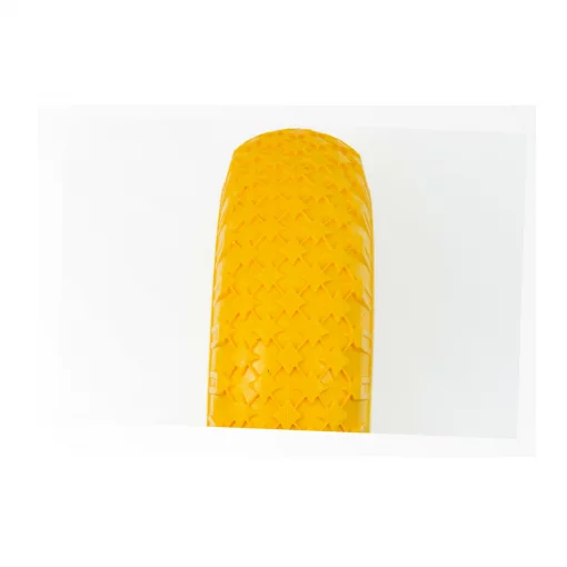 Колесо на тачку "ПІНОПОЛІУРЕТАН" 4,00-4, пром-підшипники під вісь 20мм, жовто-червоне, ШИНИ, YQ-353425