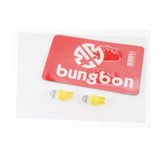 Лампа поворотника LED T10 1-диодная, жёлтая 2шт, ЛАМПИ, YQ-301580