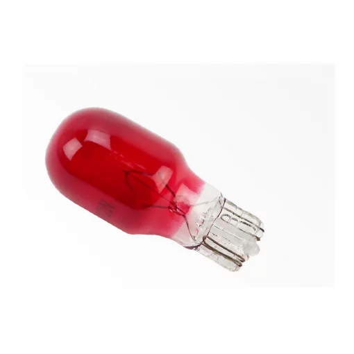 Лампа поворотника T10 (без цоколя), красная 12V/10W, ЛАМПИ, YQ-337189