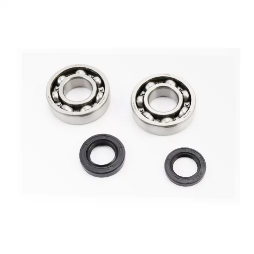 Підшипник 62/22 (22x50x14) 2шт колінчастого валу Yamaha 4T CW125+сальник (18,9x30x5; 20x34x7) 2шт, YQ-339420