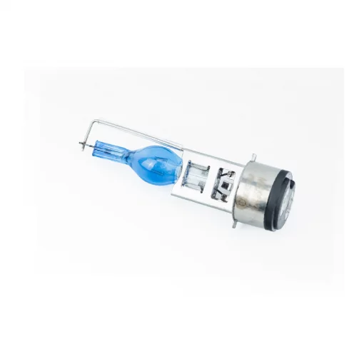 Лампа фары BA20D 12V 35/35W "super", синяя "свеча" тип 1, ЛАМПИ, YQ-301351