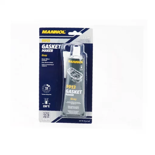 Герметик прокладочный силиконовый, серый (высокотемпературный) "GASKET MAKER GREY", 85g, МОТОХІМІЯ, YQ-304496