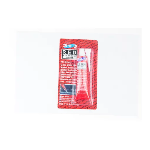 Герметик прокладочный силиконовый, красный (высокотемпературный) "GASKET MAKER RED", 100g, МОТОХІМІЯ, YQ-304220