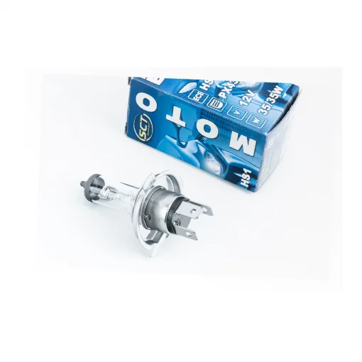 Лампа фары H4 HS1 PX43T 12V 35/35W (галоген), ЛАМПИ, YQ-504001