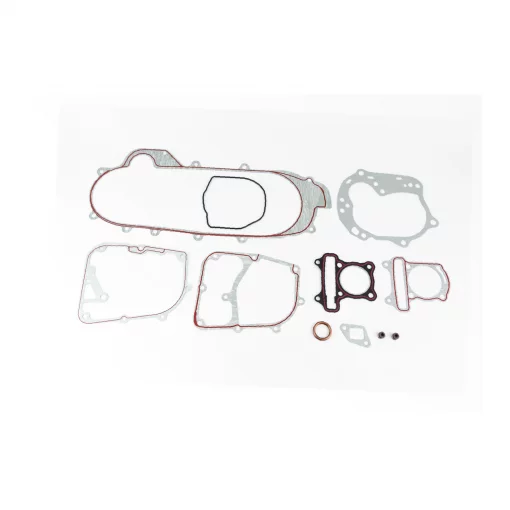 Прокладки двигателя 80cc-47мм, к-кт 11 деталей, длинный вариатор (красная нить), 50-100сс 4Т, YQ-349337