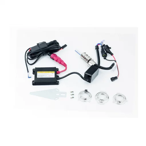 Лампа фары XENON BA20D AC/DC 8000K компакт, ЛАМПИ, YQ-301494