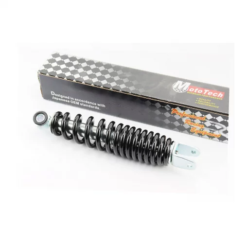 Амортизатор задній GY6/Yamaha-245мм*D-50мм (втулка 10мм / вилка 8мм), чорний, ЗЧ-СКУТЕР, YQ-328542