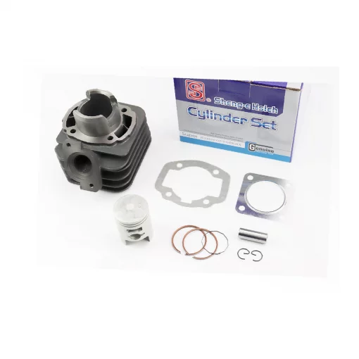 Цилиндр к-кт (цпг) Honda DIO AF27 50cc-39мм (палец 12мм) (AF18,AF25,AF28 DIO; AF24,AF30,AF31,AF51 TACT; LEAD20; FIT), синяя