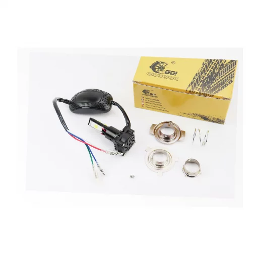 Лампа фары диодная LED-4 SUPER (к-кт разных креплений) с стабилизатором+стробоскоп, ЛАМПИ, YQ-354122