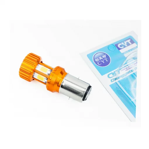 Лампа фари діодна LED-6 BA20D, ЛАМПИ, YQ-354204