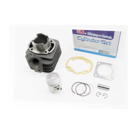 Цилиндр к-кт (цпг) Honda DIO AF27 65cc-43мм (палец 12мм) (AF18,AF25,AF28 DIO; AF24,AF30,AF31,AF51 TACT; LEAD20; FIT), синяя