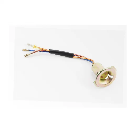 Патрон лампы фары цоколь BA20D металл 2 "уса", ЛАМПИ, YQ-301200