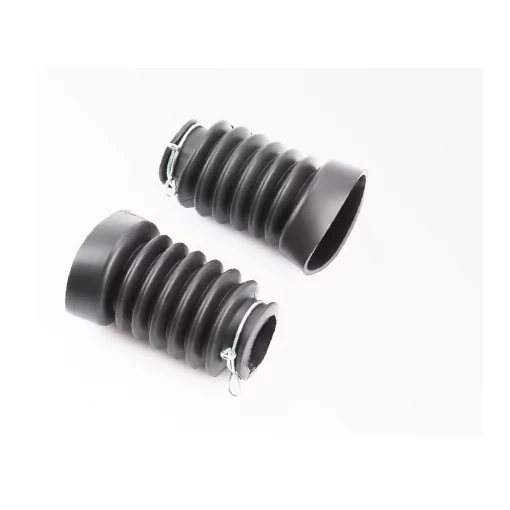 Гофра вилки передней, d-30/45мм; L-85мм к-кт 2шт, чёрный, ЗЧ-СКУТЕР, YQ-328531