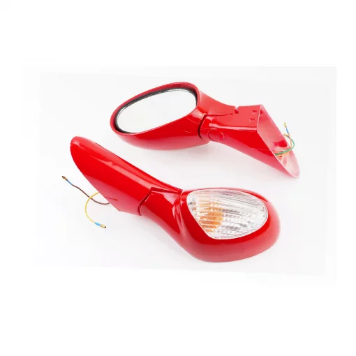 УЦЕНКА Viper-F50 Зеркало лев., прав.. к-кт, красные (трещина, см. фото), ЗЧ-СКУТЕР, YQ-328601