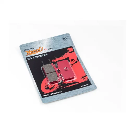 Гальмівні колодки (дискові) Honda LEAD SS/RS 125/250; SYM- MIO50-100; SYM-DD50CITY; KYMCO-SP90YUP к-кт, червоні, ЗЧ-СКУТЕР,