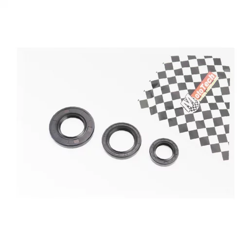 Сальники к-кт 3шт (17x27x6; 24x43x6; 25x37x6) двигателя, Suzuki AD50/Sepia, YQ-339587