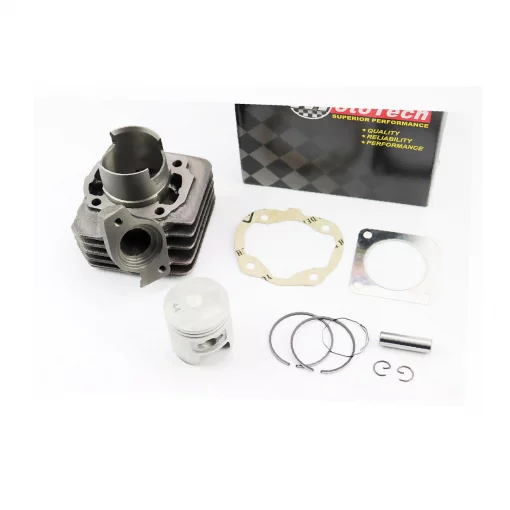 Цилиндр к-кт (цпг) Honda TACT AF09/AF16 65cc-44мм (палец 10мм, крепление глушителя 54мм), Тайвань, YQ-308639