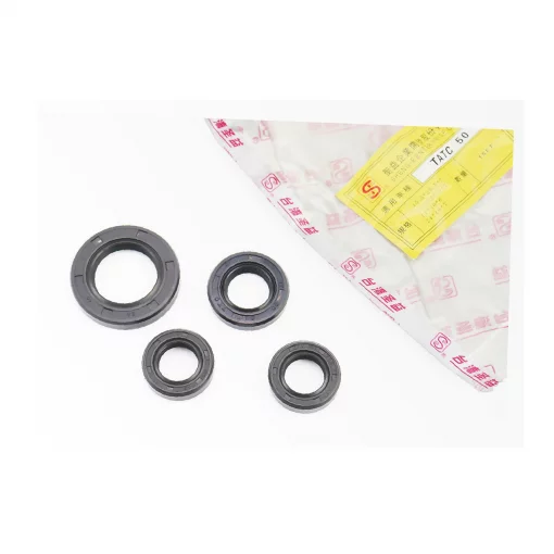 Сальники к-кт 4шт (15,5x25,5x7-2шт; 17x30x6; 24x40x7) двигателя, Honda Tact 50, YQ-363142