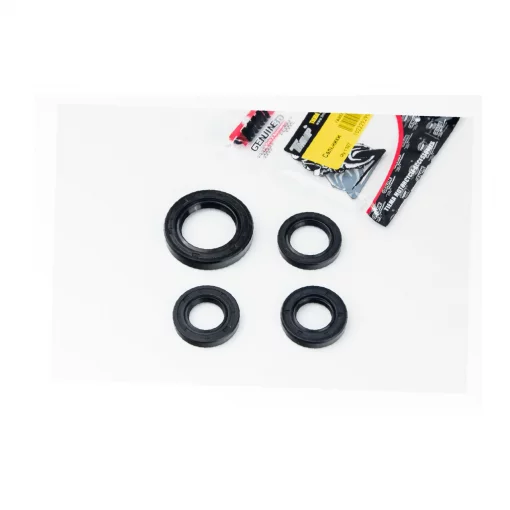 Сальники к-кт 4шт (17x30x5; 17x30x6; 19,8x30x5; 27x42x7) двигателя, 50-100сс 4Т, YQ-349971