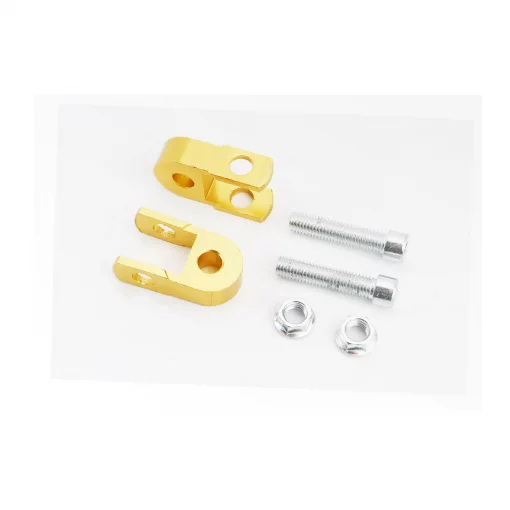 Удлинитель заднего амортизатора 27мм к-кт 2шт+болты+гайки, жёлтый, ЗЧ-МОТО, YQ-354459