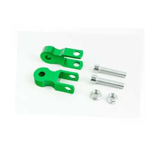 Удлинитель заднего амортизатора 45мм к-кт 2шт+болты+гайки, зелёный, ЗЧ-МОТО, YQ-349910