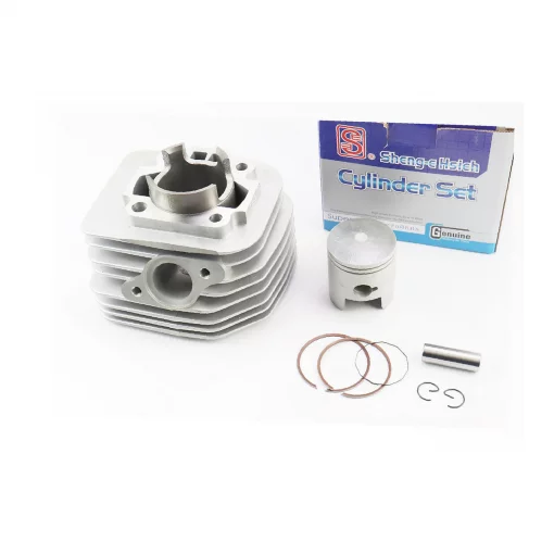 Цилиндр к-кт (цпг) Suzuki AD110cc-52,5мм (палец 14мм, поршень h-60мм), синяя коробка (без прокладок ), YQ-336450