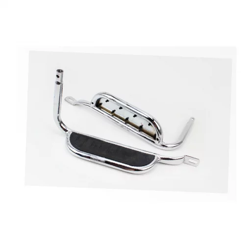 Подножки задние лев., прав.. к-кт 2 шт, хром, ALPHA, YQ-319035