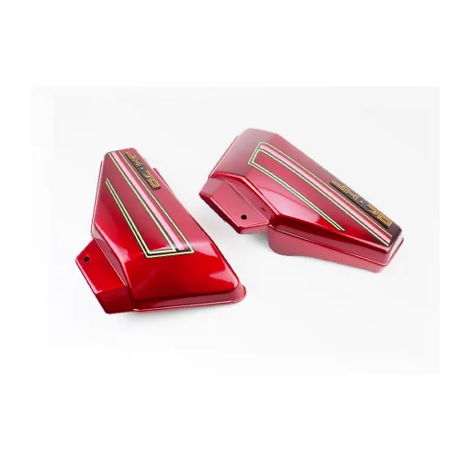 Пластик-кришка бардачка, ліва, права к-кт, червоний, ALPHA, YQ-319104