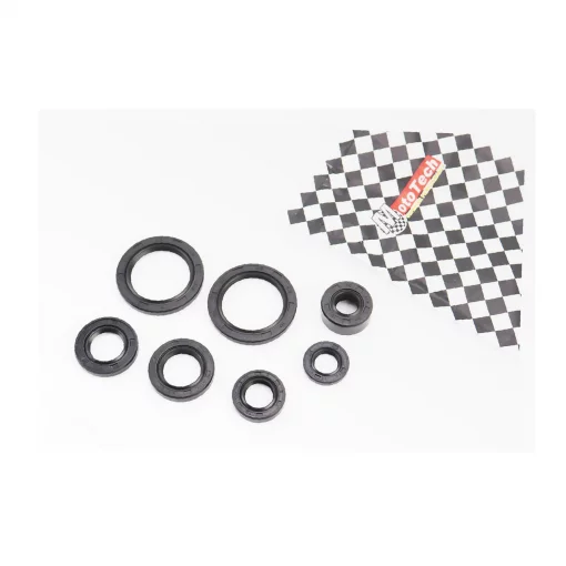 Сальники к-кт 6шт (11,6x24x10; 12x21x4; 13,7x24x5; 17x29x5; 18,9x30x5; 30x42x4,5) двигателя, 70cc, DELTA, YQ-338161