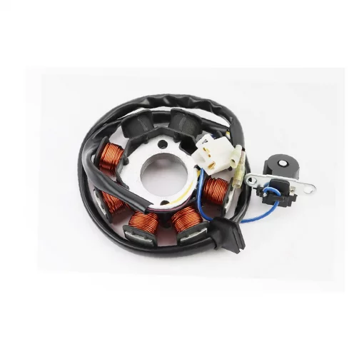 Статор магнето (генератора) (8 катушек разъем "мама 2+2") высота 27мм, 50-100сс 4Т, YQ-309954