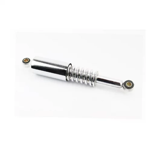 Амортизатор задний JH/CB/CG-310мм*d55мм (втулка 12мм / втулка 12мм) со стаканом, хром, ЗЧ-МОТО, YQ-356204