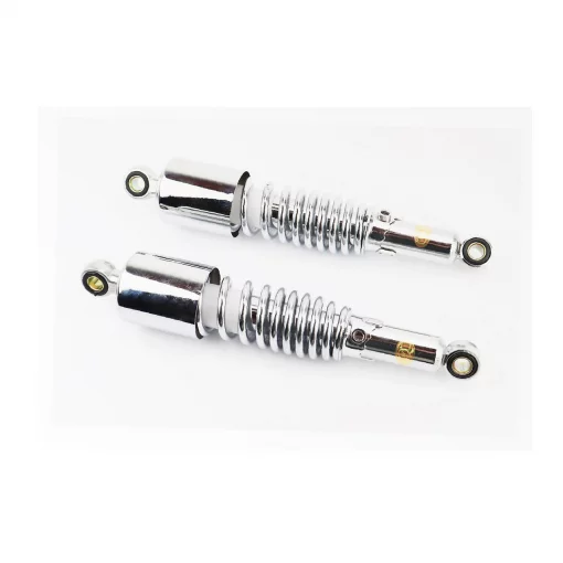 Амортизатор задний JH/CB/CG-310мм*d62мм (втулка 12мм / втулка 12мм) регулир., хром к-кт 2шт, ЗЧ-МОТО, YQ-508079