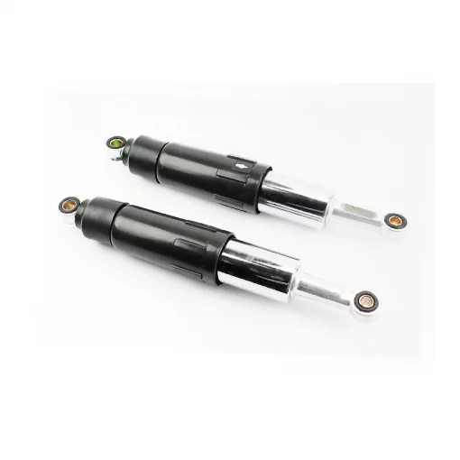 Амортизатор задний JH/CB/CG-330мм*d60мм (втулка 12мм/втулка 10мм) закрытий регулир., чёрный к-кт 2шт, ЗЧ-МОТО, YQ-320271