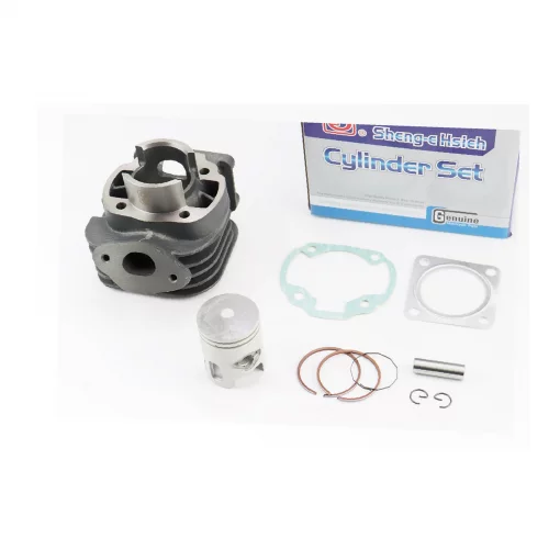 Цилиндр к-кт (цпг) Yamaha BWS/2JA 50cc-40мм (палец 10мм) (JOG 1;JOG 2;JOG Minarelli;Champ; Slider; Gear 2T), синяя коробка,