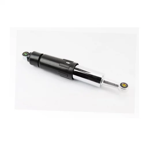 Амортизатор задній JH/CB/CG-345мм*d-60мм (втулка 12мм/втулка 10мм) закритий регул., чорний, ЗЧ-МОТО, YQ-320001