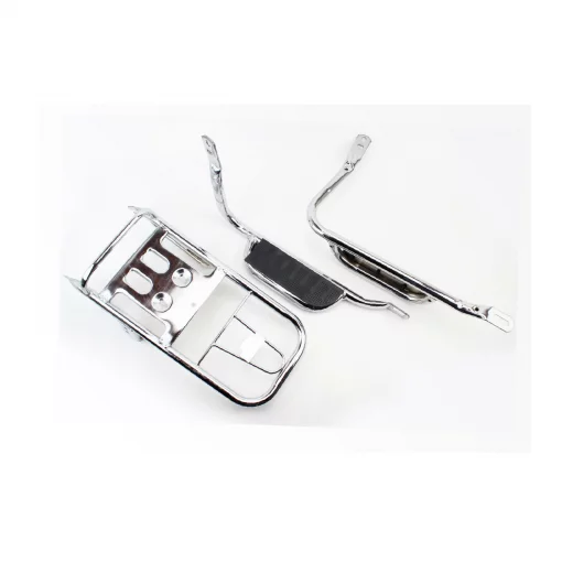 Багажник задний+подножки к-кт, хром, DELTA, YQ-338821