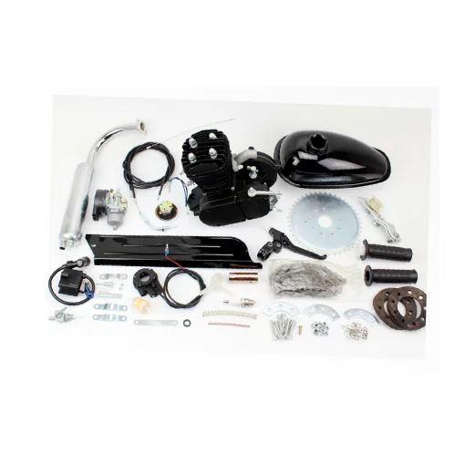 Двигатель велосипедный 2Т+комплект для установки, чёрный, вело-МОТОР, YQ-403005