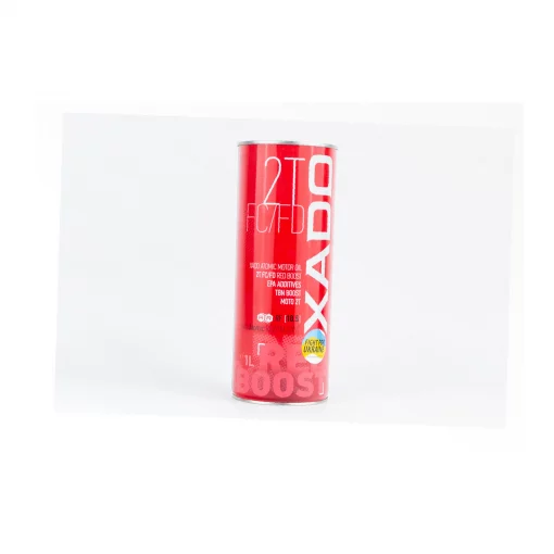 Масло 2T синтетическое для мототехники "ATOMIC OIL 2T FC/FD RED BOOST", 1L metal (XA26199), МОТОХІМІЯ, YQ-304685