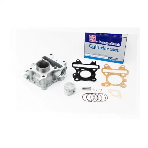 Цилиндр к-кт (цпг) Yamaha SA36J/VINO/GEAR 4T 49cc-38мм (палец 10мм), водяное охлаждение, синяя коробка, YQ-339013