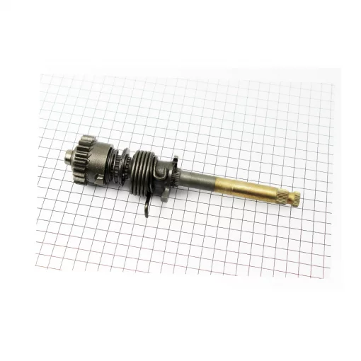 Вал заводной лапки в сборе (шестерня, пружина) 200мм, DELTA, YQ-338327