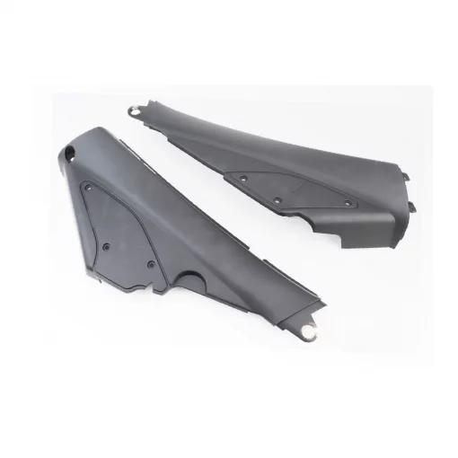 Пластик-боковой средний левый, правый к-кт 2шт, чёрный матовый, ACTIVE, YQ-320324