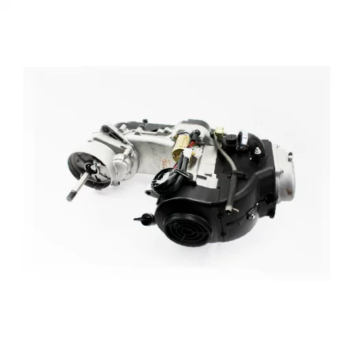 Двигун скутерний в зборі 4Т-80куб (короткий варіатор, довгий вал), ДВИГУН, YQ-307113